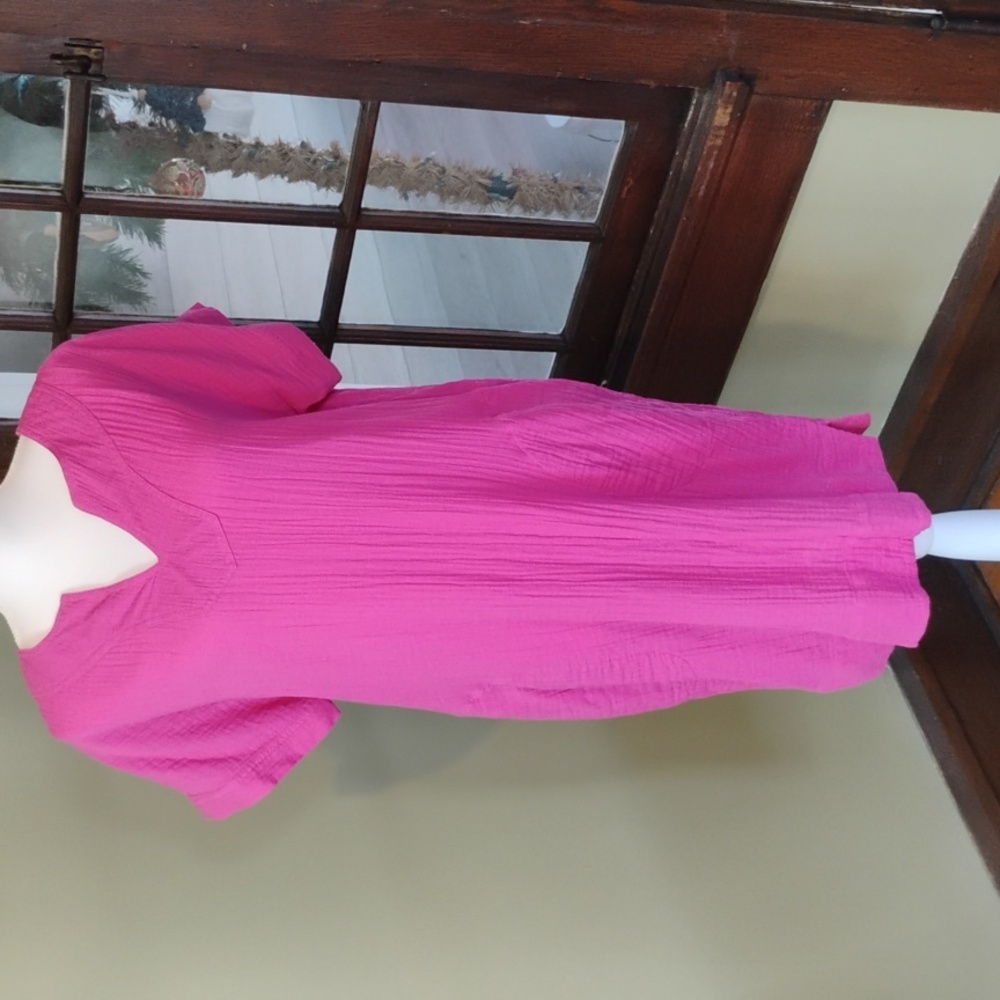 St. John's Bay Pink Crinkle Dress